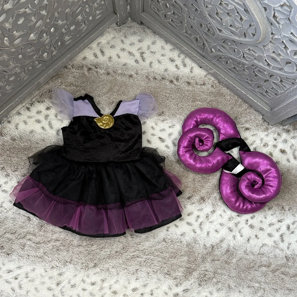 Disney Little Mermaid Ursula Sea Witch costume baby girls 6-12 months Halloween - Picture 12 of 12